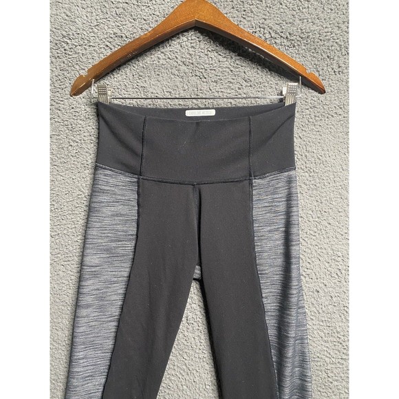 Lululemon Barre Pulse Pant (Tall) Flare Legging in Black / Slub Denim Black - 6 - Picture 2 of 16